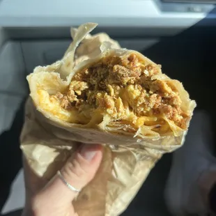 Breakfast Burrito - Chorizo