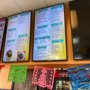 Part of menu