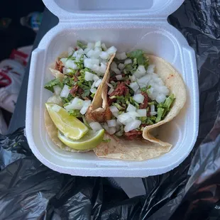 Barbacoa street tacos