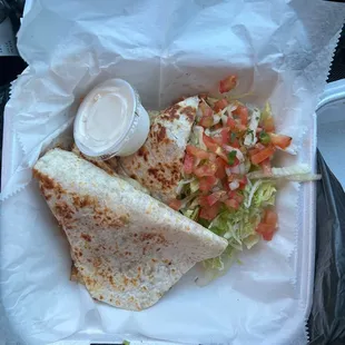 Chicken quesadilla