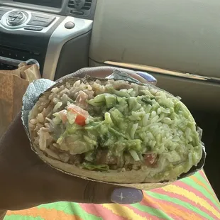 Vegetarian burrito