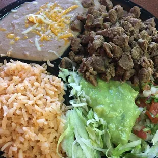 Carne asada plate