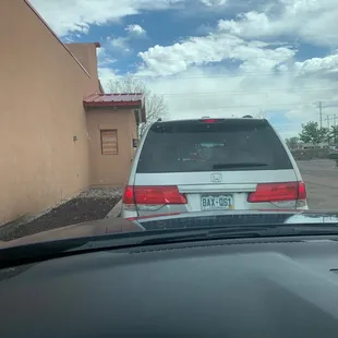 outside