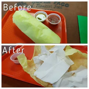 burritos and wraps