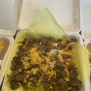 Carne asada fries... not the best I've ever had but still tasty!
