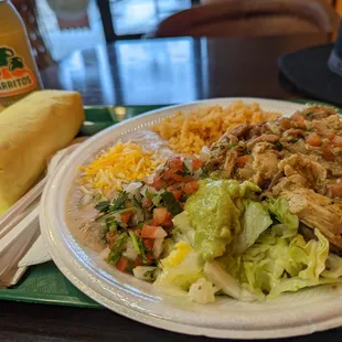 Chili Verde Plate