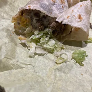 Heads up no beans or rice in the supreme burrito lol