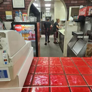 A peak into the kitchen