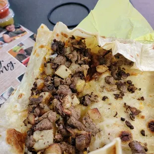 Dry AF "California" AKA steak and potatoes w cheese