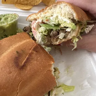 Carne Asada Torta Packed with flavor