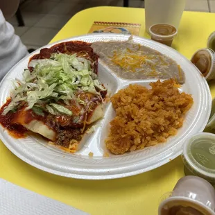 Enchilada Plate
