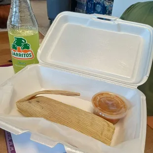Chicken Tamale $3.50