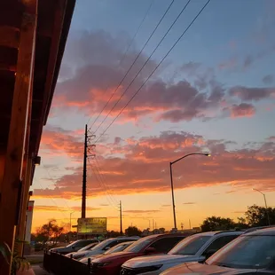 sunset at el sur