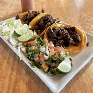 Everyday is taco day!! 
Try any of our meats and fish on our delicious corn or flour tortillas!
