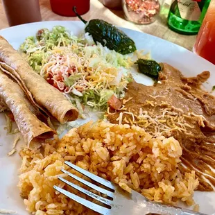 Flautas meal