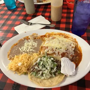 Enchilada and tacos Spectacular