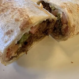 Super Rudy Burrito: a foot long!