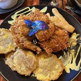 Potato Shrimp entree