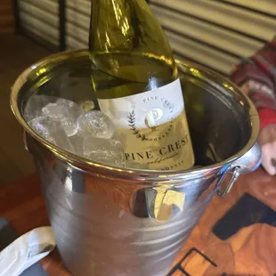 Pine Crest Chardonnay $25 a bottle. Hello thirsty Thursday.