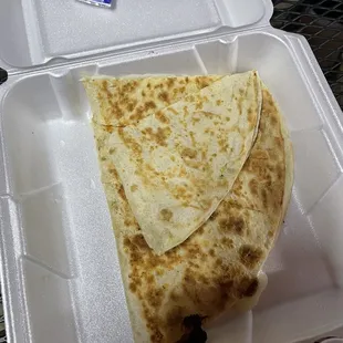 Plain quesadilla