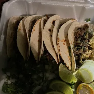 5 steak tacos