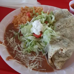 Kind pricey beans a little watery rice is great burrito was alright food is decent but I wouldn&apos;t brag about this place