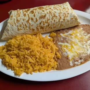 California burrito plate