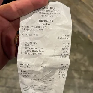 Order that took 42 min to get smh