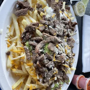 Carne asada fries