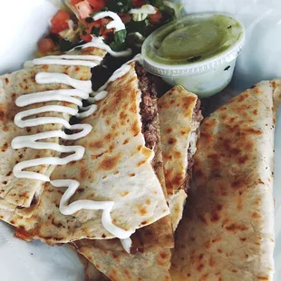 Beef quesadilla
