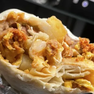 Chorizo Breakfast Burrito