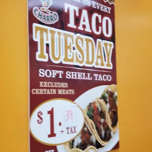 Up to $1.50  Includes:  pastor ,Anadarko, chicharon