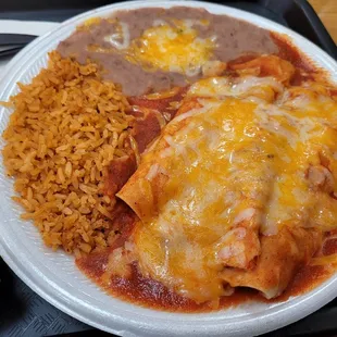 #5 Enchiladas Plate