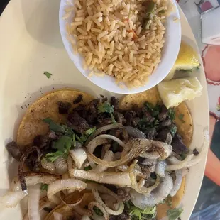 34. Mini Tacos Plate (Asada)
