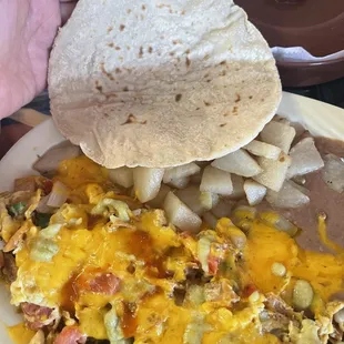 Chilaquiles, Homemade Corn Tortillas