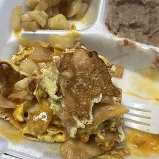 Migas Plate - disgusting lifeless eggs. Freggin terrible!!!!!