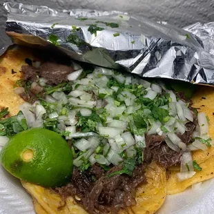 Barbacoa tacos