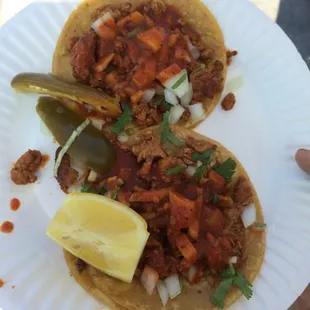 Chicken taco