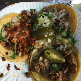 Pastor, lengua and tripas!!! Tasty