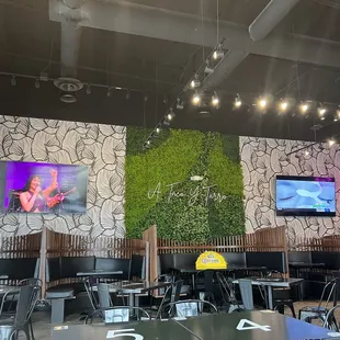 the interior of a restaurant