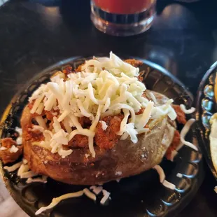 Al pastor baked potato