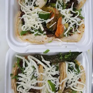 Tacos with cheese