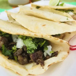 Tacos de asada! Deliciosos!