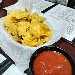 Free chips and salsa