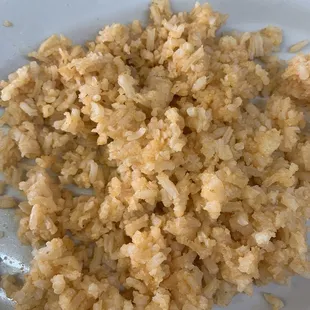 Fluffy rice. Delicious!