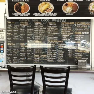 Menu in 2021
