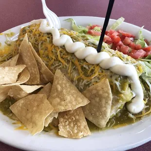 Burrito Mojado Verde