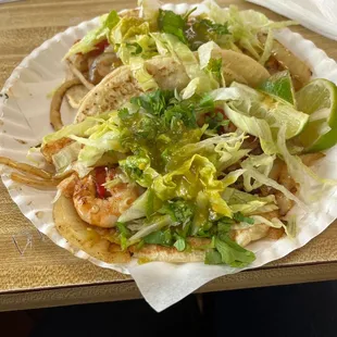 Shrimp tacos
