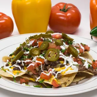 nachos with meat