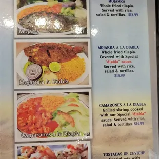 Menu insert 2